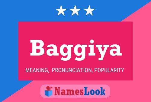 Baggiya Name Poster