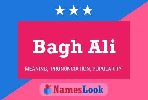 Bagh Ali Name Poster