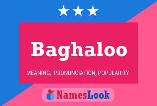 Baghaloo Name Poster