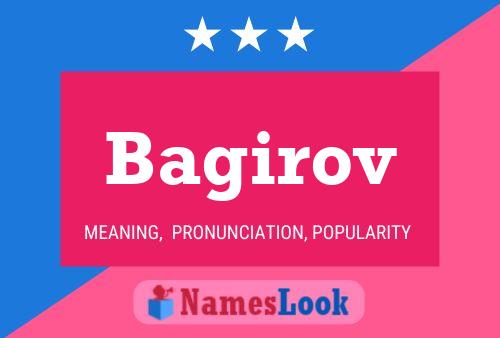 Bagirov Name Poster