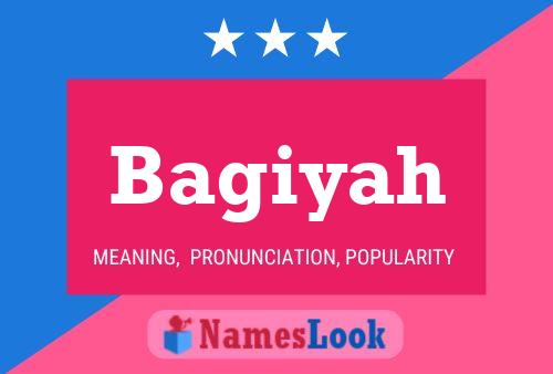 Bagiyah Name Poster