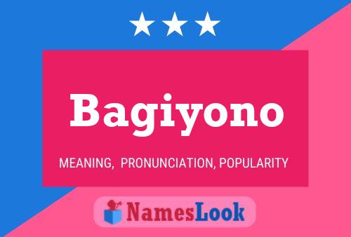 Bagiyono Name Poster