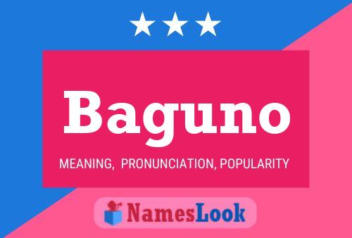 Baguno Name Poster