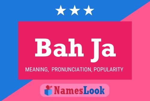 Bah Ja Name Poster