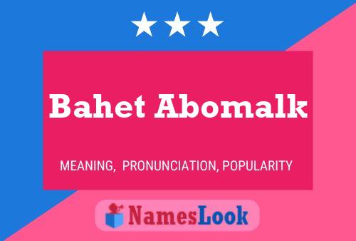 Bahet Abomalk Name Poster