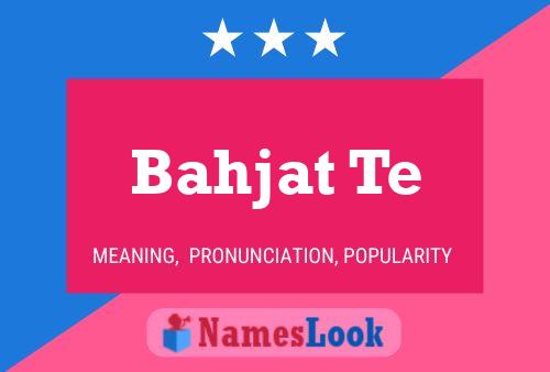 Bahjat Te Name Poster