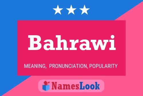 Bahrawi Name Poster