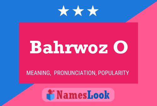 Bahrwoz O Name Poster