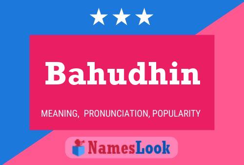 Bahudhin Name Poster