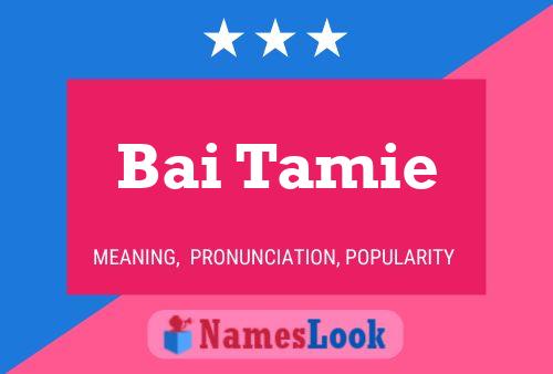 Bai Tamie Name Poster