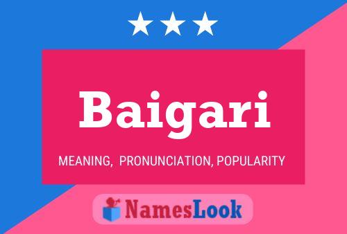 Baigari Name Poster