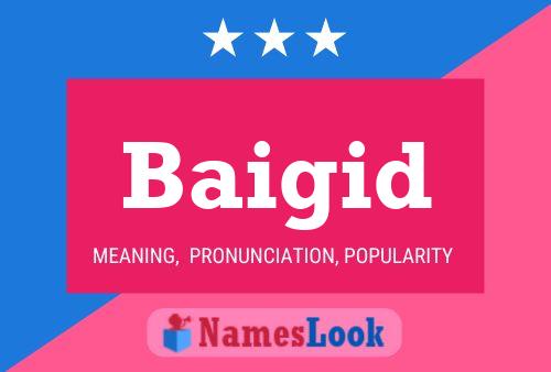 Baigid Name Poster