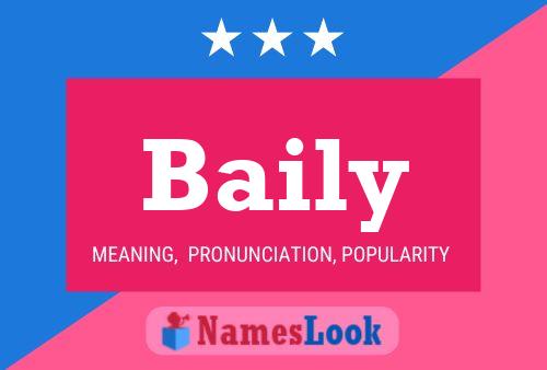 Baily Name Poster