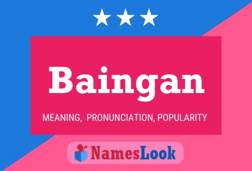 Baingan Name Poster