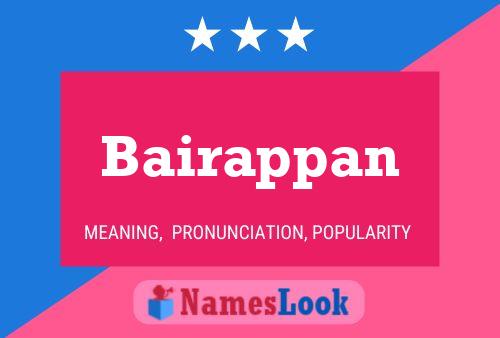 Bairappan Name Poster