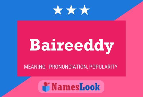 Baireeddy Name Poster