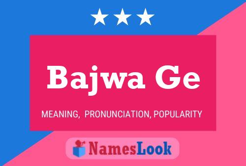 Bajwa Ge Name Poster