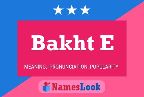 Bakht E Name Poster