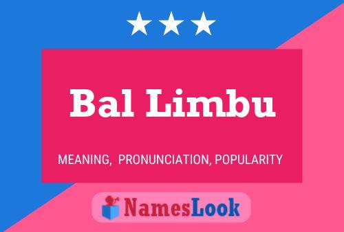 Bal Limbu Name Poster