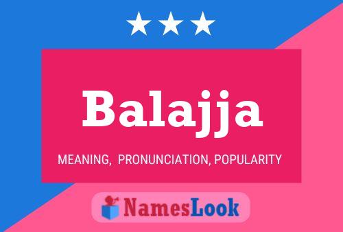 Balajja Name Poster