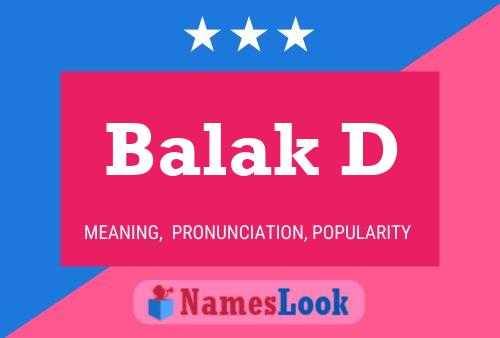 Balak D Name Poster