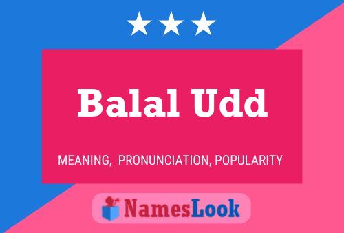 Balal Udd Name Poster