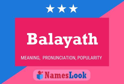 Balayath Name Poster