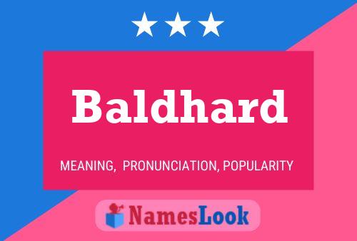 Baldhard Name Poster