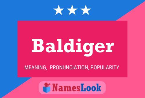 Baldiger Name Poster