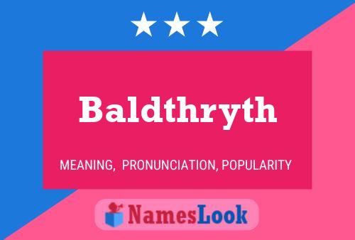 Baldthryth Name Poster