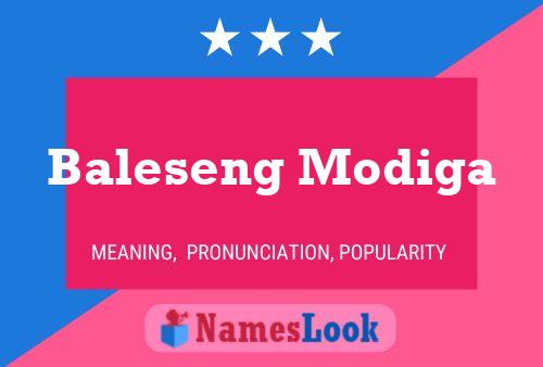 Baleseng Modiga Name Poster