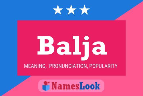 Balja Name Poster