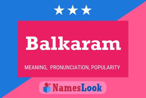 Balkaram Name Poster