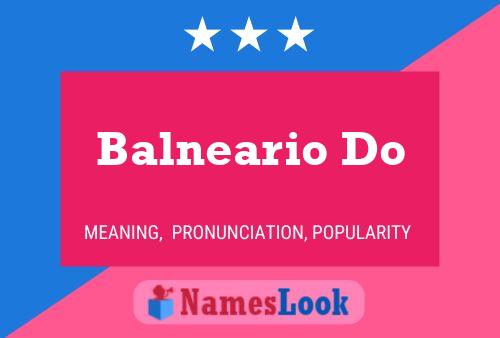 Balneario Do Name Poster