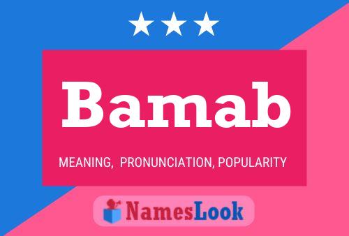 Bamab Name Poster