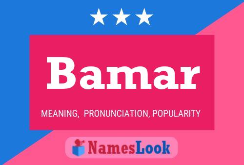 Bamar Name Poster