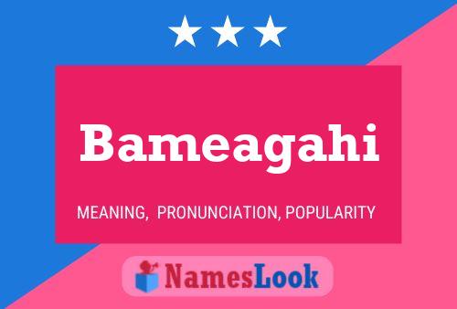 Bameagahi Name Poster