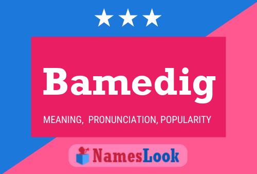 Bamedig Name Poster