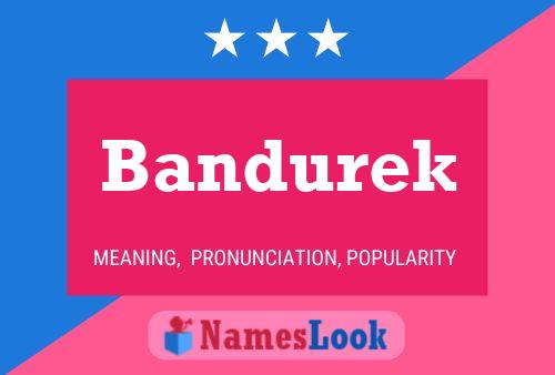 Bandurek Name Poster