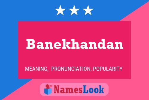 Banekhandan Name Poster