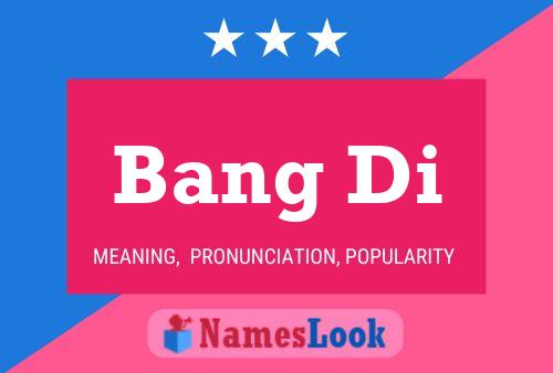 Bang Di Name Poster