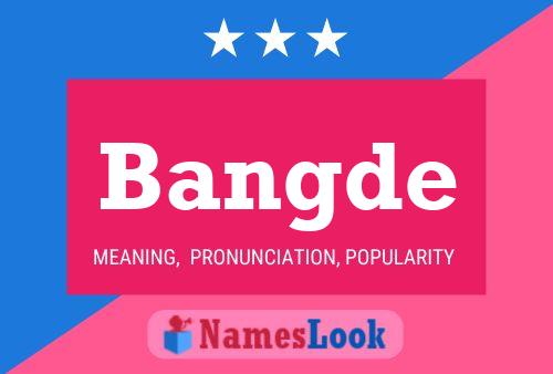 Bangde Name Poster