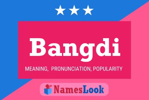 Bangdi Name Poster