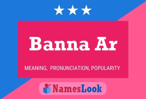 Banna Ar Name Poster