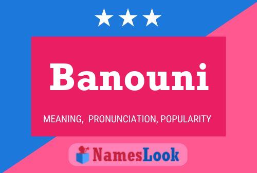 Banouni Name Poster