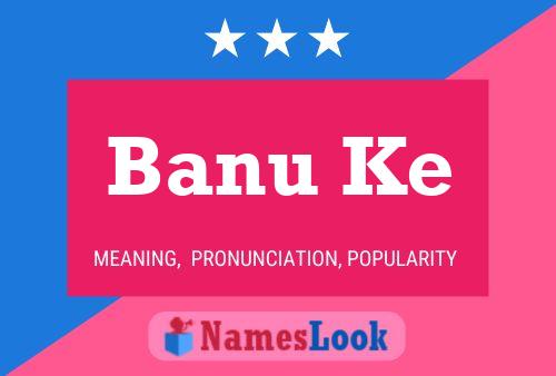 Banu Ke Name Poster