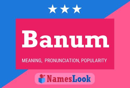 Banum Name Poster