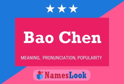 Bao Chen Name Poster