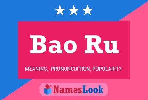 Bao Ru Name Poster