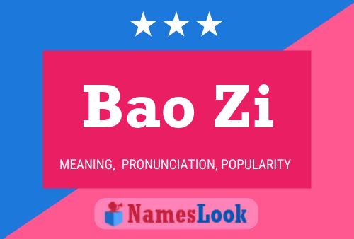 Bao Zi Name Poster